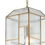 Подвесной светильник с рельефным стеклом Embossed Glass варинант исполнения - 1 | Loft Concept в Краснодаре