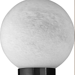 Бра цилиндрической формы чёрного цвета с 2-мя плафонами Marble Glow варинант исполнения - 5 | Loft Concept в Краснодаре