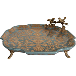 Блюдо фарфоровое Птичий взгляд Lolo варинант исполнения - 2 | Loft Concept в Краснодаре