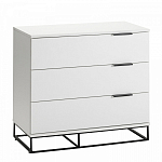 Комод белый с 3-мя ящиками Strict Lines  варинант исполнения - 1 | Loft Concept в Краснодаре