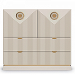 Комод с фактурным фасадом Satin Furniture варинант исполнения - 2 | Loft Concept в Краснодаре