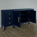 Большой Комод-буфет Elsa Dreams Blue с ящиками варинант исполнения - 4 | Loft Concept в Краснодаре