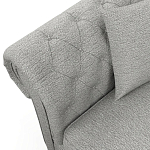 Мебельная ткань Шенилл серый цвет 138 см T4-29 варинант исполнения - 8 | Loft Concept в Краснодаре