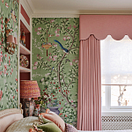 Обои ручная роспись Belvoir Pistachio варинант исполнения - 3 | Loft Concept в Краснодаре