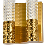 Бра с двумя плафонами латунь Dew Drops Tube Duo Brass Wall Lamp варинант исполнения - 3 | Loft Concept в Краснодаре