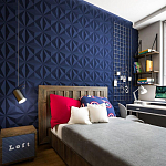 Гипсовая 3D Панель M-101 варинант исполнения - 2 | Loft Concept в Краснодаре