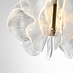 Люстра с крупными рельефным декором в виде лепестков 60 см Ethereal Bloom варинант исполнения - 5 | Loft Concept в Краснодаре