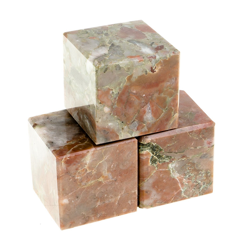 Камни для охлаждения виски из натурального камня креноид Natural Stone Cube Креноид в Краснодаре | Loft Concept 