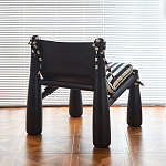 Кресло черно-белое со съемными подушками Celebrity варинант исполнения - 3 | Loft Concept в Краснодаре