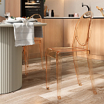Прозрачный стул с янтарным оттенком LOUIS GHOST CHAIR варинант исполнения - 8 | Loft Concept в Краснодаре