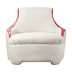 Премиальное кресло с вставками из кожи Holland варинант исполнения - 1 | Loft Concept в Краснодаре