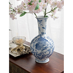 Ваза фарфоровая с синими цветочными мотивами Independence варинант исполнения - 4 | Loft Concept в Краснодаре