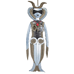 Кукла из джинсовой одежды и армейских палаток Rusalka Jeans&Tents варинант исполнения - 1 | Loft Concept в Краснодаре