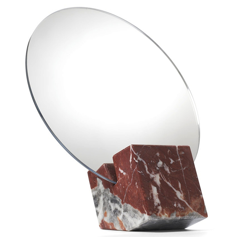 Настольное дизайнерское зеркало Poltronova Vanitas Rosso Franci Mirror and Photo Holder Красный Мрамор Rosso Зеркало Оранжевый Настольное дизайнерское зеркало Poltronova Vanitas Rosso Franci Mirror and Photo Holder Красный Мрамор Rosso Зеркало Оранжевый в Краснодаре | Loft Concept