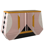 Дизайнерский комод с геометрическим рисунком Arredi варинант исполнения - 1 | Loft Concept в Краснодаре