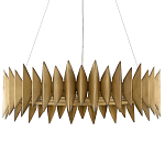 Люстра круглая с фактурным абажуром Graduated Heights варинант исполнения - 2 | Loft Concept в Краснодаре