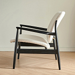 Кресло с каркасом и ножками из древесины и мягкими сиденьем и спинкой Venice варинант исполнения - 4 | Loft Concept в Краснодаре