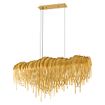 Люстра подвесная с металлическими дугами и длинными цепочками 115 см Atlantis Chain варинант исполнения - 2 | Loft Concept в Краснодаре