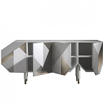 Комод с фасадом из геометрических фигур Coleccion Alexandra варинант исполнения - 1 | Loft Concept в Краснодаре