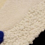 Ковер ручной работы Electric blue and popcorn варинант исполнения - 6 | Loft Concept в Краснодаре