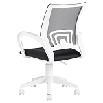 Офисное кресло с основанием из белого пластика Desk chairs Black варинант исполнения - 5 | Loft Concept в Краснодаре