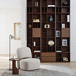 Приставной столик из массива дерева Walnut варинант исполнения - 7 | Loft Concept в Краснодаре