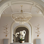 Бра с каркасом в виде веток усыпанных кристаллами Branches with Crystals варинант исполнения - 4 | Loft Concept в Краснодаре