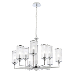 Люстра с 9-ю цилиндрическими стеклянными плафонами Jeanette варинант исполнения - 8 | Loft Concept в Краснодаре