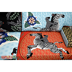 Большой Трехместный Диван с цветным принтом Qalakabusha Large Sofa варинант исполнения - 6 | Loft Concept в Краснодаре