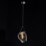 Подвесной светильник со стеклянном плафоном в форме бокала Kaleido варинант исполнения - 3 | Loft Concept в Краснодаре