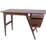 Письменный стол прямоугольный с 2-мя ящиками и полкой Idenontal варинант исполнения - 5 | Loft Concept в Краснодаре