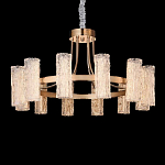 Люстра круглая с текстурными цилиндрическими плафонами Glimpse варинант исполнения - 5 | Loft Concept в Краснодаре