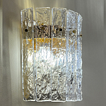 Бра с вертикальными рельефными стеклянными вставками Textured Glass варинант исполнения - 2 | Loft Concept в Краснодаре