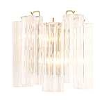 Бра с вертикальными стеклянными подвесками Hexagon Tube Light варинант исполнения - 3 | Loft Concept в Краснодаре