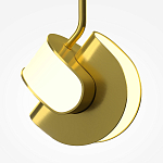 Подвесной светильник в цвете Латунь Levix варинант исполнения - 3 | Loft Concept в Краснодаре