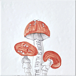 Плитка с узором Мухомор варинант исполнения - 2 | Loft Concept в Краснодаре