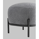 Пуф Стоун букле Fluffy темно-серый варинант исполнения - 2 | Loft Concept в Краснодаре