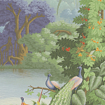 Обои ручная роспись Le Brésil Eden варинант исполнения - 2 | Loft Concept в Краснодаре