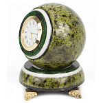 Часы настольные в виде шара из натурального камня Ball Stone Clock варинант исполнения - 5 | Loft Concept в Краснодаре