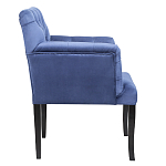 Кресло Addison Chic Armchair deep blue velour варинант исполнения - 2 | Loft Concept в Краснодаре