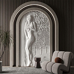 Барельеф NAKED варинант исполнения - 2 | Loft Concept в Краснодаре