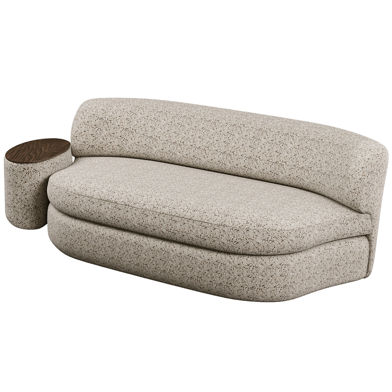 Диван двухместный со столиком Ulysses Молочный Орех в Краснодаре | Loft Concept 