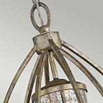 Подвесной светильник овальной формы с цилиндрическим плафоном в цвете сусальное серебро Kichler варинант исполнения - 3 | Loft Concept в Краснодаре