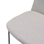 Стул мягкий светло-серый Chair Gray Runners варинант исполнения - 6 | Loft Concept в Краснодаре