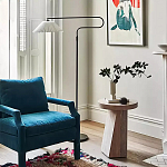 Дизайнерский журнальный стол с круглой каменной столешницей Utezu варинант исполнения - 2 | Loft Concept в Краснодаре