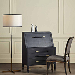 Торшер с тканевым абажуром в форме цилиндра Pinwheel Shape Base варинант исполнения - 5 | Loft Concept в Краснодаре