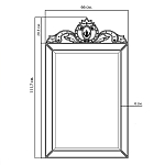 Зеркало настенное в раме Venetian Mirror варинант исполнения - 2 | Loft Concept в Краснодаре