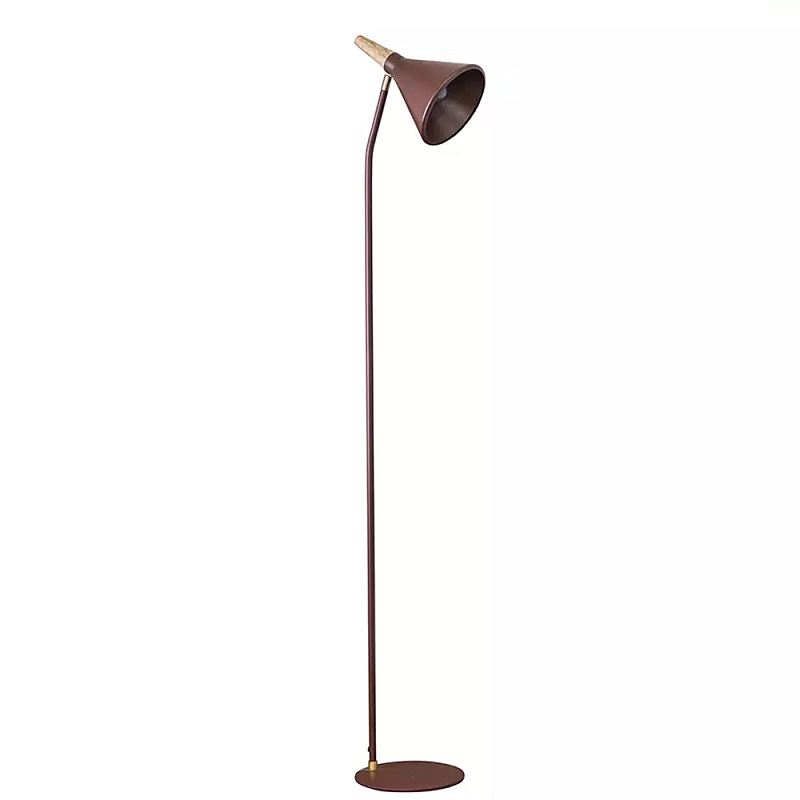 Торшер с конусообразным плафоном Plum Floor Lamp Сливовый Бежевый в Краснодаре | Loft Concept 