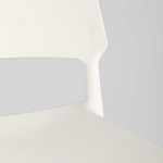 Пластиковый стул на ножках из массива бука Ferret White варинант исполнения - 9 | Loft Concept в Краснодаре