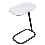 Столик приставной с прямоугольной серой столешницей Steel Stable Table варинант исполнения - 2 | Loft Concept в Краснодаре